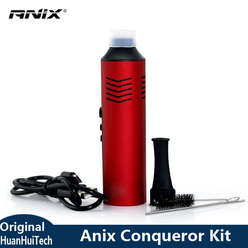 Vape Battery 18650 - เครื่องสูบสมุนไพรแห้งแบบดั้งเดิม Anix Conqueror Kit 2200mAh พร้อมห้องทำความร้อนและหน้าจอ