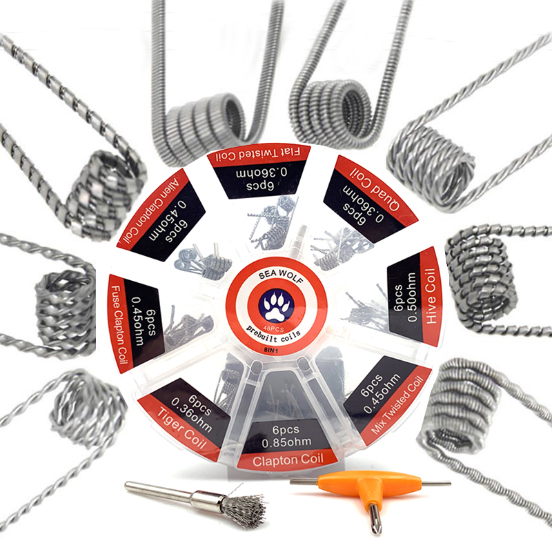 คอยล์สำเร็จรูป 8 แบบ Alien Cla - Clapton Wire Pre Built บทวิจารณ์และราคา