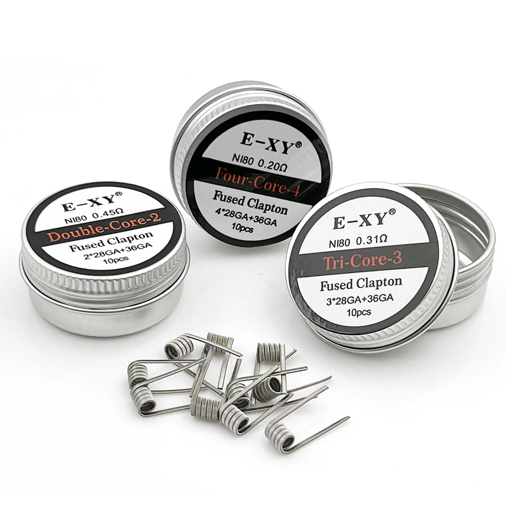 10 ชิ้น/กล่อง Ni80 ที่สร้างไว้ - Clapton Wire Pre Built บทวิจารณ์และราคา